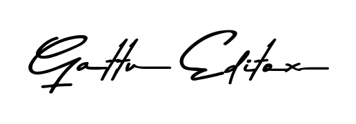 Practice writing Gattu Editox with the flow of Asem Kandis PERSONAL USE lettering. A fantastic source of inspiration for developing your personal signature style. Gattu Editox signature style 9 images and pictures png