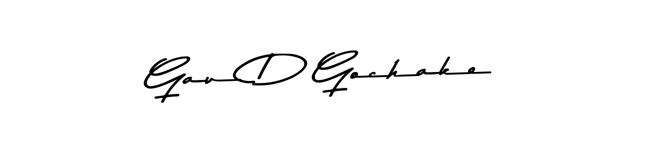 Asem Kandis PERSONAL USE is a professional signature style that is perfect for those who want to add a touch of class to their signature. It is also a great choice for those who want to make their signature more unique. Get Gau D Gochake name to fancy signature for free. Gau D Gochake signature style 9 images and pictures png