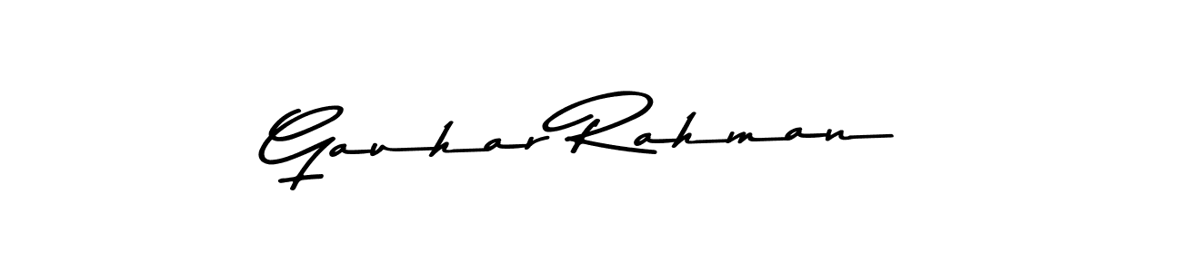 How to make Gauhar Rahman signature? Asem Kandis PERSONAL USE is a professional autograph style. Create handwritten signature for Gauhar Rahman name. Gauhar Rahman signature style 9 images and pictures png