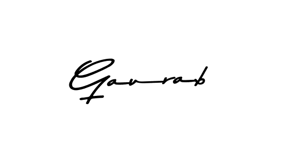 How to make Gaurab signature? Asem Kandis PERSONAL USE is a professional autograph style. Create handwritten signature for Gaurab name. Gaurab signature style 9 images and pictures png