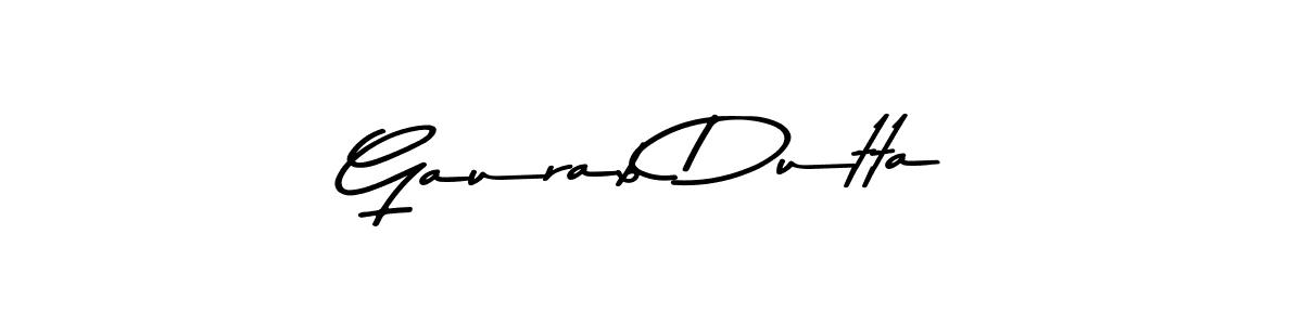 Gaurab Dutta stylish signature style. Best Handwritten Sign (Asem Kandis PERSONAL USE) for my name. Handwritten Signature Collection Ideas for my name Gaurab Dutta. Gaurab Dutta signature style 9 images and pictures png