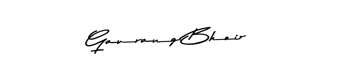 Gaurang Bhoir stylish signature style. Best Handwritten Sign (Asem Kandis PERSONAL USE) for my name. Handwritten Signature Collection Ideas for my name Gaurang Bhoir. Gaurang Bhoir signature style 9 images and pictures png