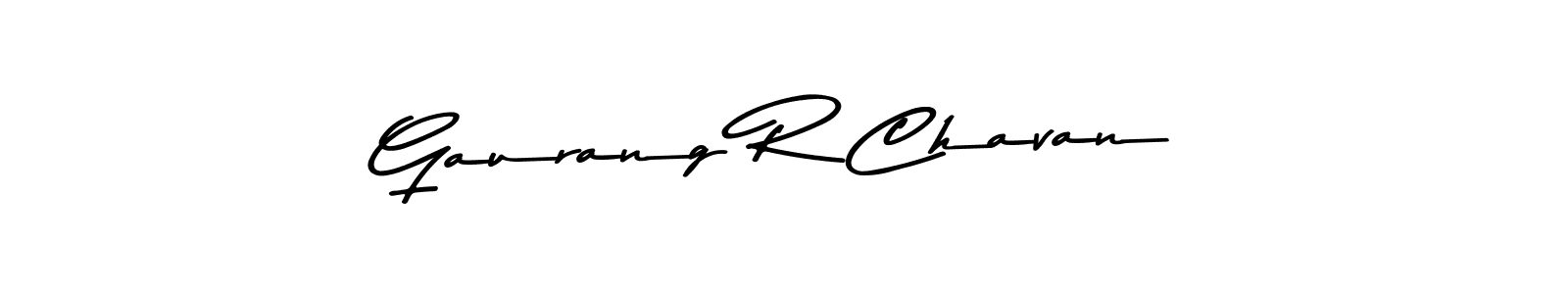 Gaurang R Chavan stylish signature style. Best Handwritten Sign (Asem Kandis PERSONAL USE) for my name. Handwritten Signature Collection Ideas for my name Gaurang R Chavan. Gaurang R Chavan signature style 9 images and pictures png