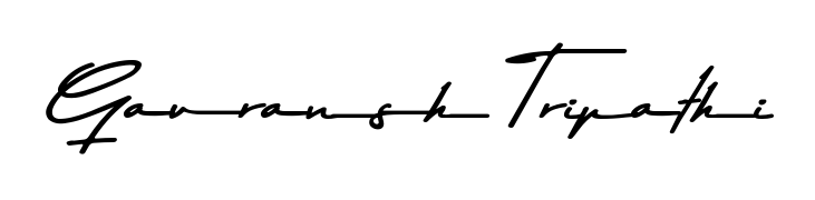 Elevate your brand with a stunning Gauransh Tripathi eSignature. The Asem Kandis PERSONAL USE style provides a balanced, flowing aesthetic for everyday signing. Gauransh Tripathi signature style 9 images and pictures png