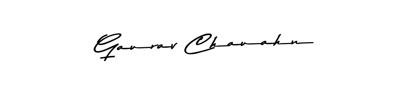 Gaurav Chauahn stylish signature style. Best Handwritten Sign (Asem Kandis PERSONAL USE) for my name. Handwritten Signature Collection Ideas for my name Gaurav Chauahn. Gaurav Chauahn signature style 9 images and pictures png