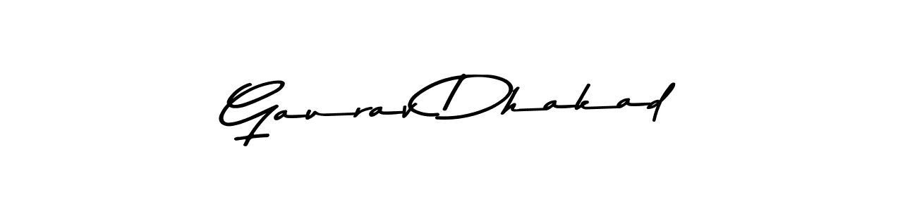 How to make Gaurav Dhakad signature? Asem Kandis PERSONAL USE is a professional autograph style. Create handwritten signature for Gaurav Dhakad name. Gaurav Dhakad signature style 9 images and pictures png