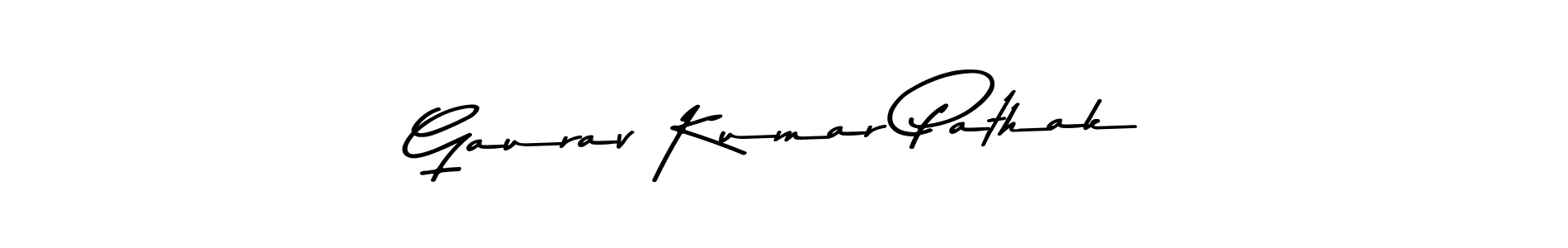 Asem Kandis PERSONAL USE is a professional signature style that is perfect for those who want to add a touch of class to their signature. It is also a great choice for those who want to make their signature more unique. Get Gaurav Kumar Pathak name to fancy signature for free. Gaurav Kumar Pathak signature style 9 images and pictures png