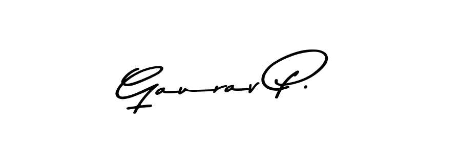 How to make Gaurav P. signature? Asem Kandis PERSONAL USE is a professional autograph style. Create handwritten signature for Gaurav P. name. Gaurav P. signature style 9 images and pictures png