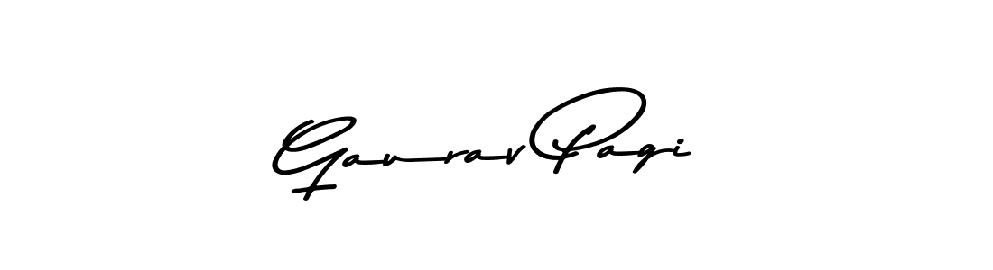 How to make Gaurav Pagi signature? Asem Kandis PERSONAL USE is a professional autograph style. Create handwritten signature for Gaurav Pagi name. Gaurav Pagi signature style 9 images and pictures png