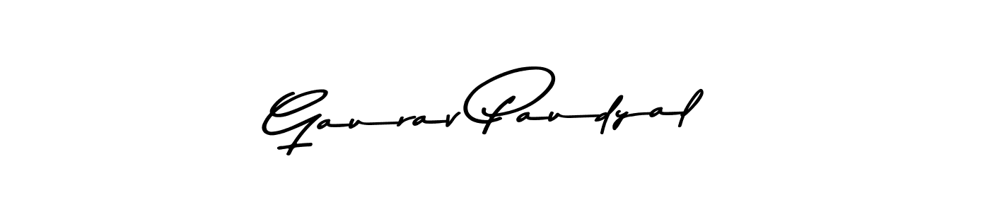 Use a signature maker to create a handwritten signature online. With this signature software, you can design (Asem Kandis PERSONAL USE) your own signature for name Gaurav Paudyal. Gaurav Paudyal signature style 9 images and pictures png