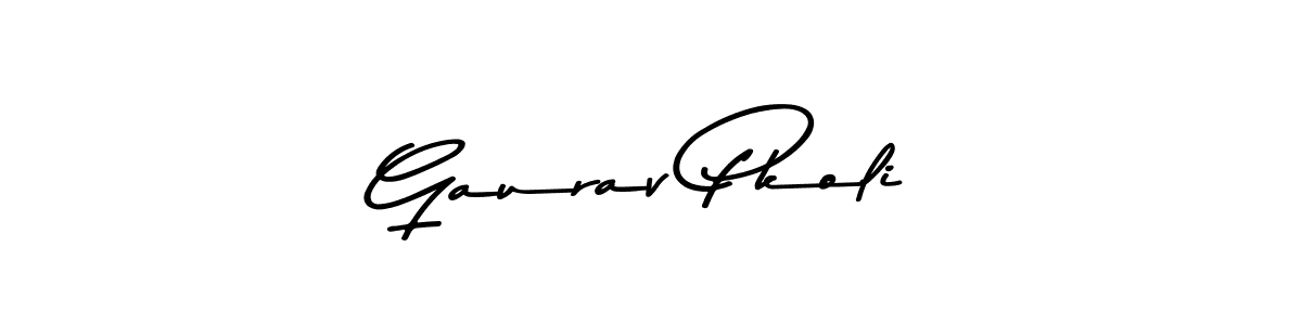 Also we have Gaurav Pkoli name is the best signature style. Create professional handwritten signature collection using Asem Kandis PERSONAL USE autograph style. Gaurav Pkoli signature style 9 images and pictures png