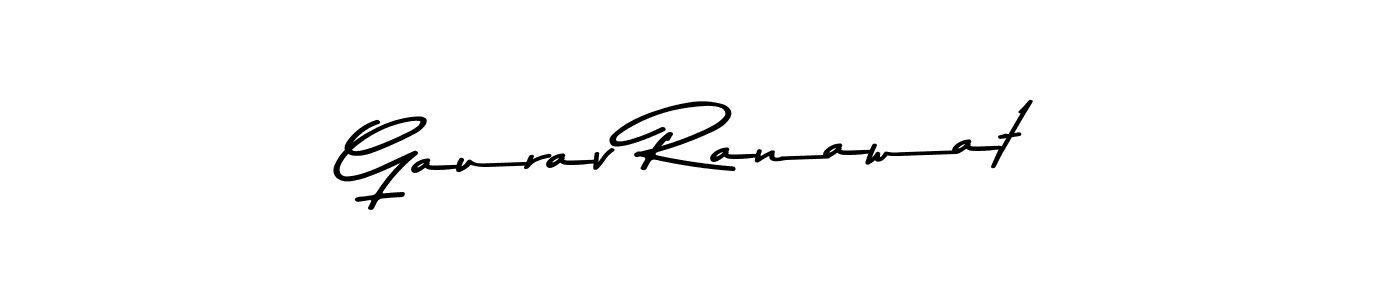 Gaurav Ranawat stylish signature style. Best Handwritten Sign (Asem Kandis PERSONAL USE) for my name. Handwritten Signature Collection Ideas for my name Gaurav Ranawat. Gaurav Ranawat signature style 9 images and pictures png