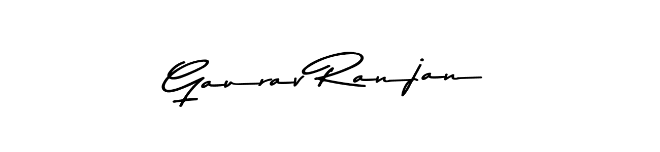 How to make Gaurav Ranjan name signature. Use Asem Kandis PERSONAL USE style for creating short signs online. This is the latest handwritten sign. Gaurav Ranjan signature style 9 images and pictures png