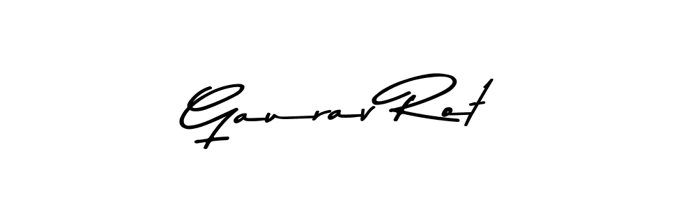 Gaurav Rot stylish signature style. Best Handwritten Sign (Asem Kandis PERSONAL USE) for my name. Handwritten Signature Collection Ideas for my name Gaurav Rot. Gaurav Rot signature style 9 images and pictures png