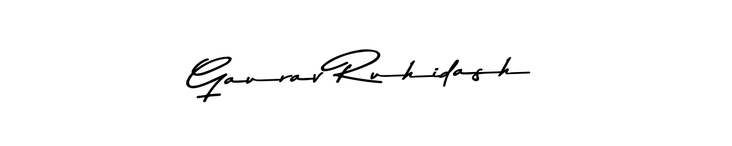 Make a beautiful signature design for name Gaurav Ruhidash. Use this online signature maker to create a handwritten signature for free. Gaurav Ruhidash signature style 9 images and pictures png
