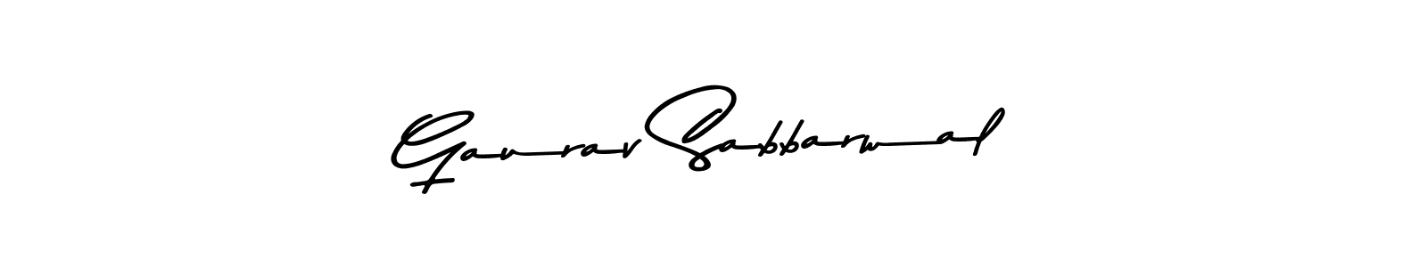 Use a signature maker to create a handwritten signature online. With this signature software, you can design (Asem Kandis PERSONAL USE) your own signature for name Gaurav Sabbarwal. Gaurav Sabbarwal signature style 9 images and pictures png