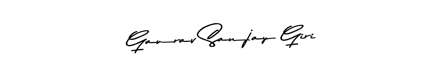 The best way (Asem Kandis PERSONAL USE) to make a short signature is to pick only two or three words in your name. The name Gaurav Sanjay Giri include a total of six letters. For converting this name. Gaurav Sanjay Giri signature style 9 images and pictures png