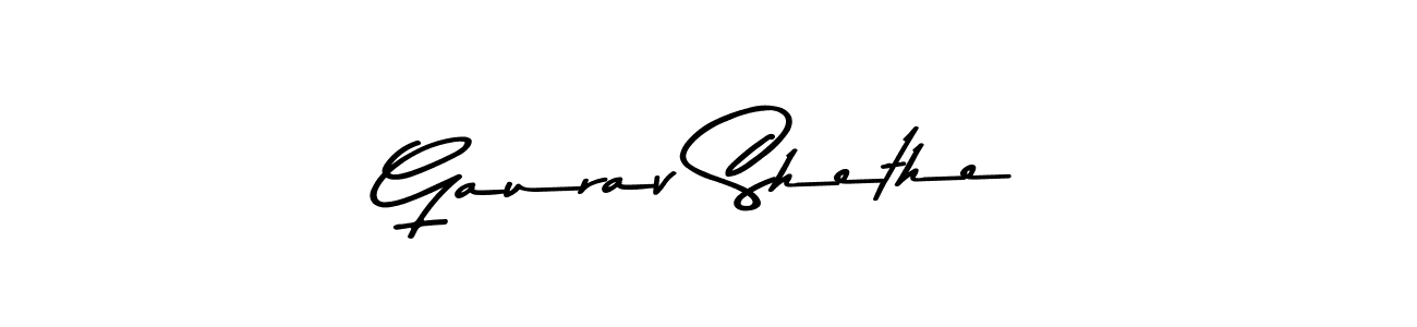 Design your own signature with our free online signature maker. With this signature software, you can create a handwritten (Asem Kandis PERSONAL USE) signature for name Gaurav Shethe. Gaurav Shethe signature style 9 images and pictures png