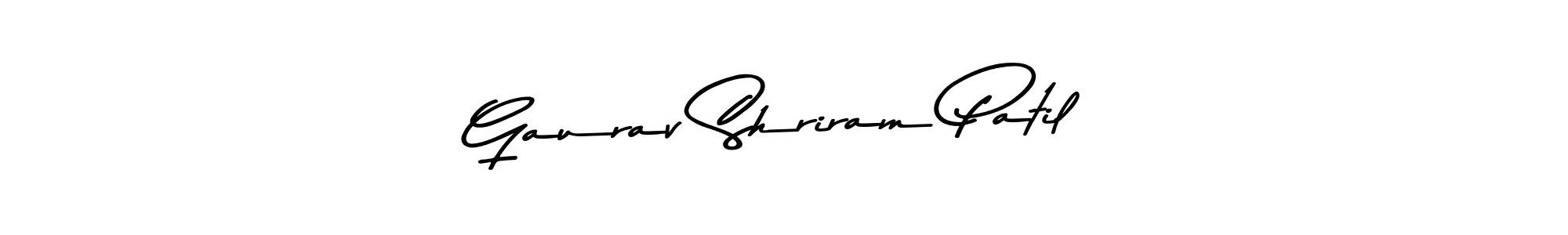 The best way (Asem Kandis PERSONAL USE) to make a short signature is to pick only two or three words in your name. The name Gaurav Shriram Patil include a total of six letters. For converting this name. Gaurav Shriram Patil signature style 9 images and pictures png