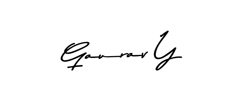 if you are searching for the best signature style for your name Gaurav Y. so please give up your signature search. here we have designed multiple signature styles  using Asem Kandis PERSONAL USE. Gaurav Y signature style 9 images and pictures png