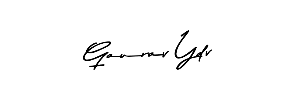 Also You can easily find your signature by using the search form. We will create Gaurav Ydv name handwritten signature images for you free of cost using Asem Kandis PERSONAL USE sign style. Gaurav Ydv signature style 9 images and pictures png