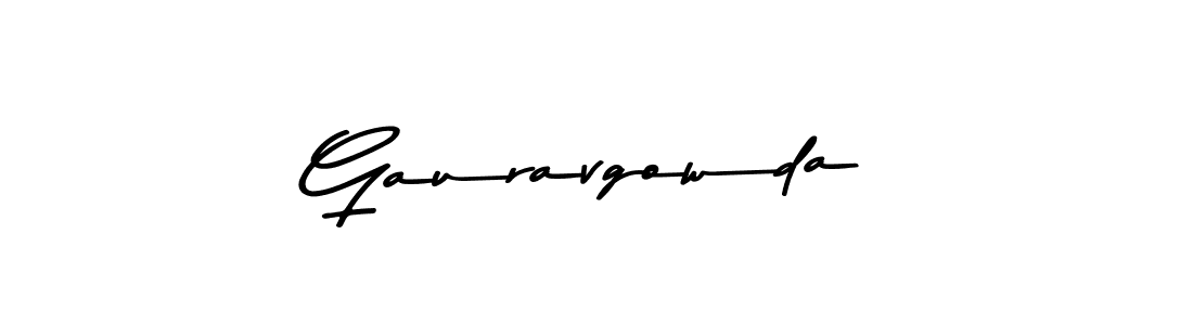 How to make Gauravgowda signature? Asem Kandis PERSONAL USE is a professional autograph style. Create handwritten signature for Gauravgowda name. Gauravgowda signature style 9 images and pictures png