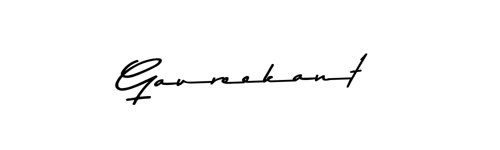 How to make Gaureekant signature? Asem Kandis PERSONAL USE is a professional autograph style. Create handwritten signature for Gaureekant name. Gaureekant signature style 9 images and pictures png