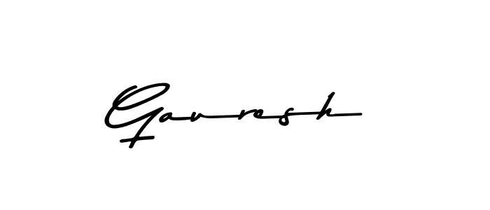 if you are searching for the best signature style for your name Gauresh. so please give up your signature search. here we have designed multiple signature styles  using Asem Kandis PERSONAL USE. Gauresh signature style 9 images and pictures png