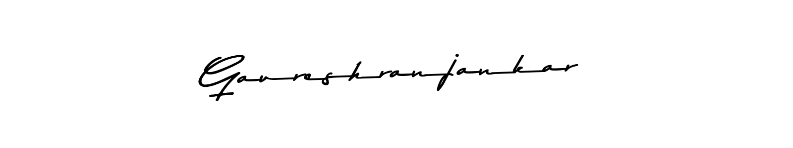 Use a signature maker to create a handwritten signature online. With this signature software, you can design (Asem Kandis PERSONAL USE) your own signature for name Gaureshranjankar. Gaureshranjankar signature style 9 images and pictures png