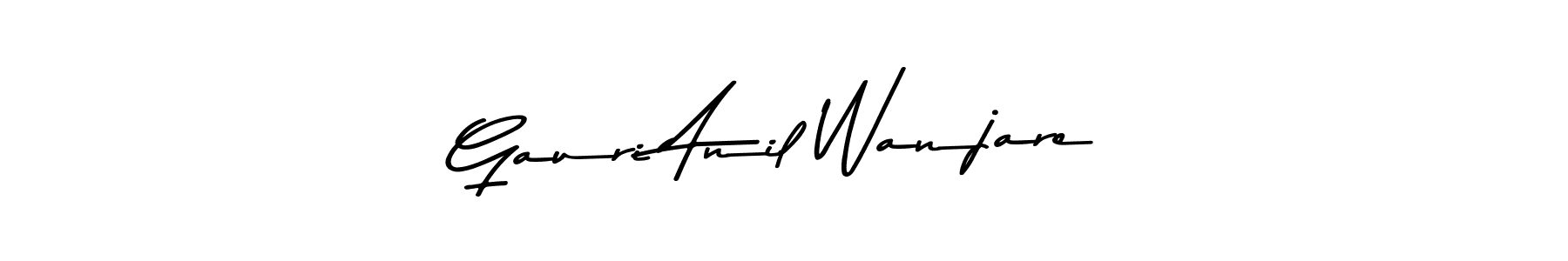 Similarly Asem Kandis PERSONAL USE is the best handwritten signature design. Signature creator online .You can use it as an online autograph creator for name Gauri Anil Wanjare. Gauri Anil Wanjare signature style 9 images and pictures png