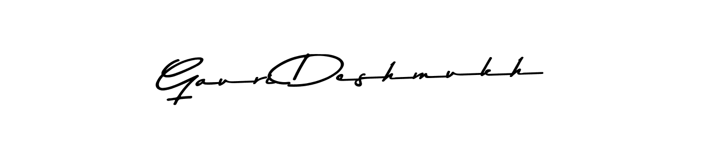 How to make Gauri Deshmukh signature? Asem Kandis PERSONAL USE is a professional autograph style. Create handwritten signature for Gauri Deshmukh name. Gauri Deshmukh signature style 9 images and pictures png