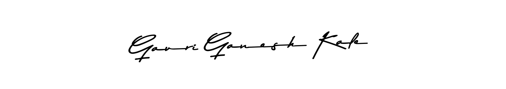 Make a beautiful signature design for name Gauri Ganesh Kale. With this signature (Asem Kandis PERSONAL USE) style, you can create a handwritten signature for free. Gauri Ganesh Kale signature style 9 images and pictures png