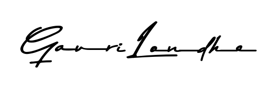 Use a signature maker to create a handwritten signature online. With this signature software, you can design (Asem Kandis PERSONAL USE) your own signature for name Gauri Londhe. Gauri Londhe signature style 9 images and pictures png
