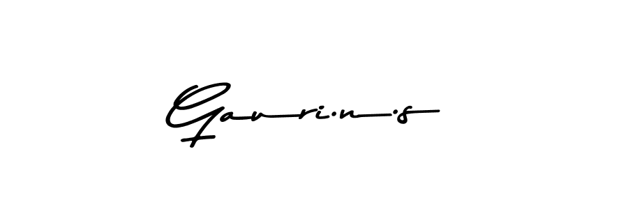 Use a signature maker to create a handwritten signature online. With this signature software, you can design (Asem Kandis PERSONAL USE) your own signature for name Gauri.n.s. Gauri.n.s signature style 9 images and pictures png