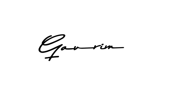 Gaurim stylish signature style. Best Handwritten Sign (Asem Kandis PERSONAL USE) for my name. Handwritten Signature Collection Ideas for my name Gaurim. Gaurim signature style 9 images and pictures png