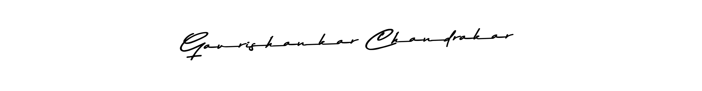 Gaurishankar Chandrakar stylish signature style. Best Handwritten Sign (Asem Kandis PERSONAL USE) for my name. Handwritten Signature Collection Ideas for my name Gaurishankar Chandrakar. Gaurishankar Chandrakar signature style 9 images and pictures png