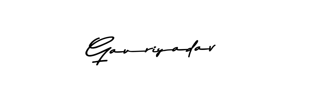 Also we have Gauriyadav name is the best signature style. Create professional handwritten signature collection using Asem Kandis PERSONAL USE autograph style. Gauriyadav signature style 9 images and pictures png