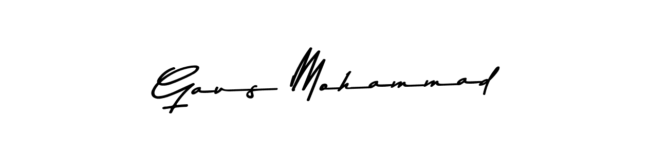 Make a beautiful signature design for name Gaus Mohammad. Use this online signature maker to create a handwritten signature for free. Gaus Mohammad signature style 9 images and pictures png