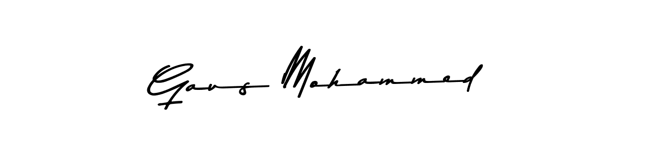 How to make Gaus Mohammed signature? Asem Kandis PERSONAL USE is a professional autograph style. Create handwritten signature for Gaus Mohammed name. Gaus Mohammed signature style 9 images and pictures png