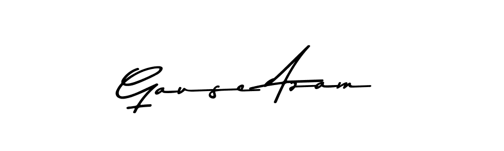 Gause Azam stylish signature style. Best Handwritten Sign (Asem Kandis PERSONAL USE) for my name. Handwritten Signature Collection Ideas for my name Gause Azam. Gause Azam signature style 9 images and pictures png