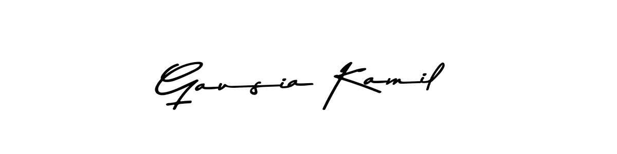 Design your own signature with our free online signature maker. With this signature software, you can create a handwritten (Asem Kandis PERSONAL USE) signature for name Gausia Kamil. Gausia Kamil signature style 9 images and pictures png