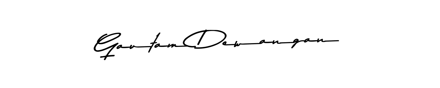 Gautam Dewangan stylish signature style. Best Handwritten Sign (Asem Kandis PERSONAL USE) for my name. Handwritten Signature Collection Ideas for my name Gautam Dewangan. Gautam Dewangan signature style 9 images and pictures png