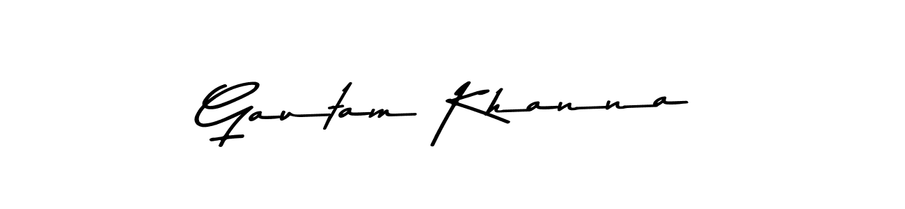 Similarly Asem Kandis PERSONAL USE is the best handwritten signature design. Signature creator online .You can use it as an online autograph creator for name Gautam Khanna. Gautam Khanna signature style 9 images and pictures png