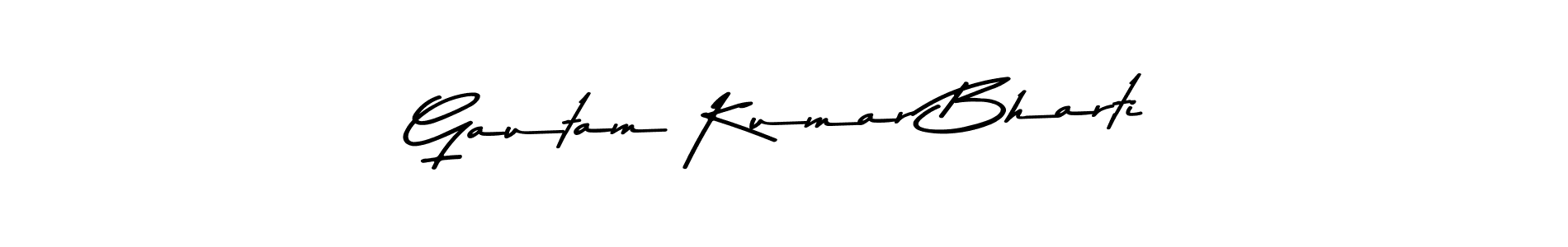 Also we have Gautam Kumar Bharti name is the best signature style. Create professional handwritten signature collection using Asem Kandis PERSONAL USE autograph style. Gautam Kumar Bharti signature style 9 images and pictures png