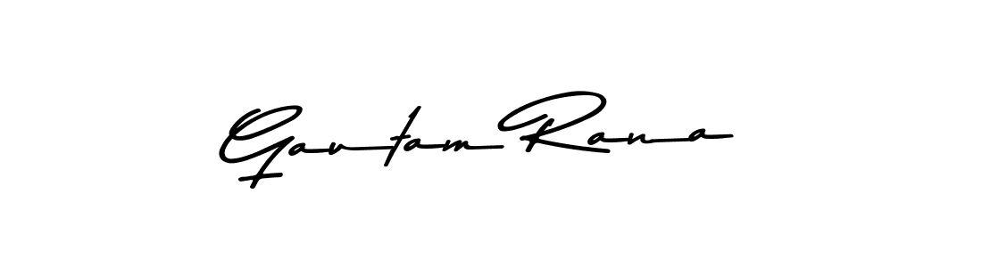 Gautam Rana stylish signature style. Best Handwritten Sign (Asem Kandis PERSONAL USE) for my name. Handwritten Signature Collection Ideas for my name Gautam Rana. Gautam Rana signature style 9 images and pictures png