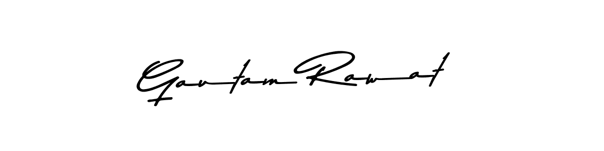 Create a beautiful signature design for name Gautam Rawat. With this signature (Asem Kandis PERSONAL USE) fonts, you can make a handwritten signature for free. Gautam Rawat signature style 9 images and pictures png