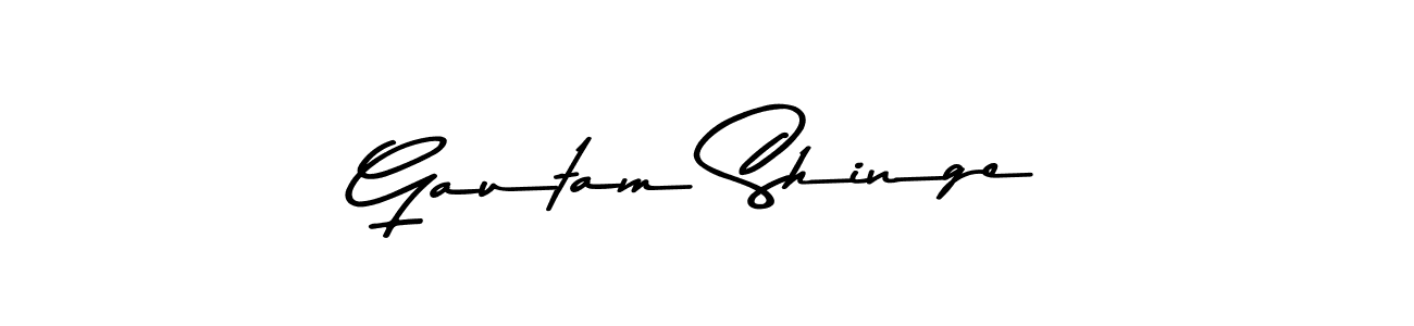 How to make Gautam Shinge signature? Asem Kandis PERSONAL USE is a professional autograph style. Create handwritten signature for Gautam Shinge name. Gautam Shinge signature style 9 images and pictures png