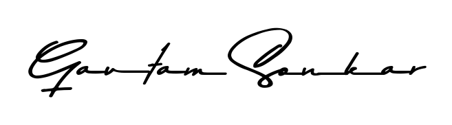 See photos of Gautam Sonkar official signature. Check more albums & portfolios. Read reviews & check more about Asem Kandis PERSONAL USE font. Gautam Sonkar signature style 9 images and pictures png