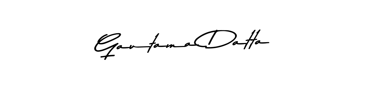 Make a beautiful signature design for name Gautama Datta. With this signature (Asem Kandis PERSONAL USE) style, you can create a handwritten signature for free. Gautama Datta signature style 9 images and pictures png