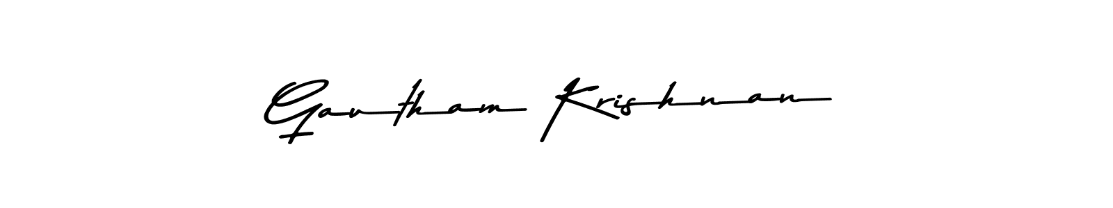 It looks lik you need a new signature style for name Gautham Krishnan. Design unique handwritten (Asem Kandis PERSONAL USE) signature with our free signature maker in just a few clicks. Gautham Krishnan signature style 9 images and pictures png